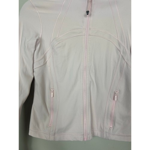 Lululemon Define Cropped Jacket Strawberry Milkshake Sz 10 - Picture 4 of 8