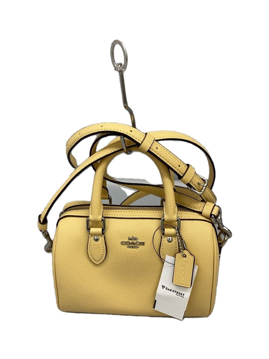 Auth COACH Mini Rowan Crossbody in Ivory Leather CH157 Preowned F/S 424728