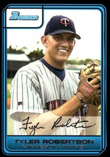 Tyler Robertson 2006 Bowman Draft Picks & Prospects #DP18 Twins MLB READ