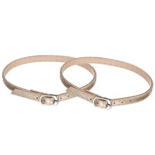 2Pcs High Heels Shoe Straps Detachable Ankle Shoelace Straps Gold