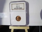 1954 one cent ms66 rd