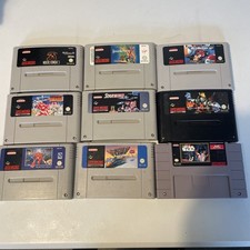Snes Games Bundle Super Nintendo X9