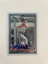 Kevin McGonigle SIGNED 2023 Panini USA Baseball Stars & Stripes #55 IP AUTO C