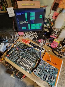 NBA JAM JAM PCB JAMMA ARCADE REVISION 3.01 BOARD SET WORKING!!!! MIDWAY 
