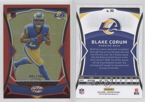 2024 Certified Rookies Red Mirror /100 Blake Corum #160 Rookie RC