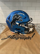 Amon Ra St Brown Signed Detroit Lions Alternate 24 Speed Flex FS Helmet