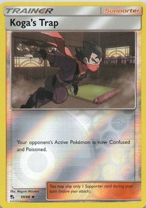 Koga's Trap 59/68 Hidden Fates Reverse Holo