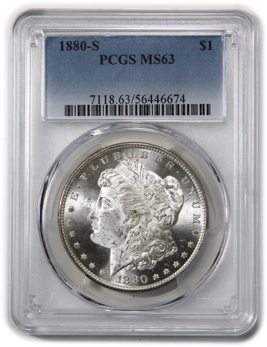 MS 63 Graded 1880 Year Morgan US Dollars (1878-1921) for sale | eBay