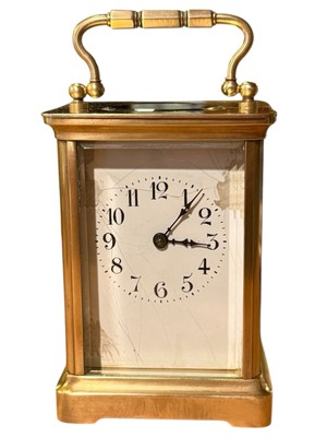 #ad #ad French Bronze Miniature Carriage Clock By Hamp;H Fully Cleaned And Oil Parts $75.00