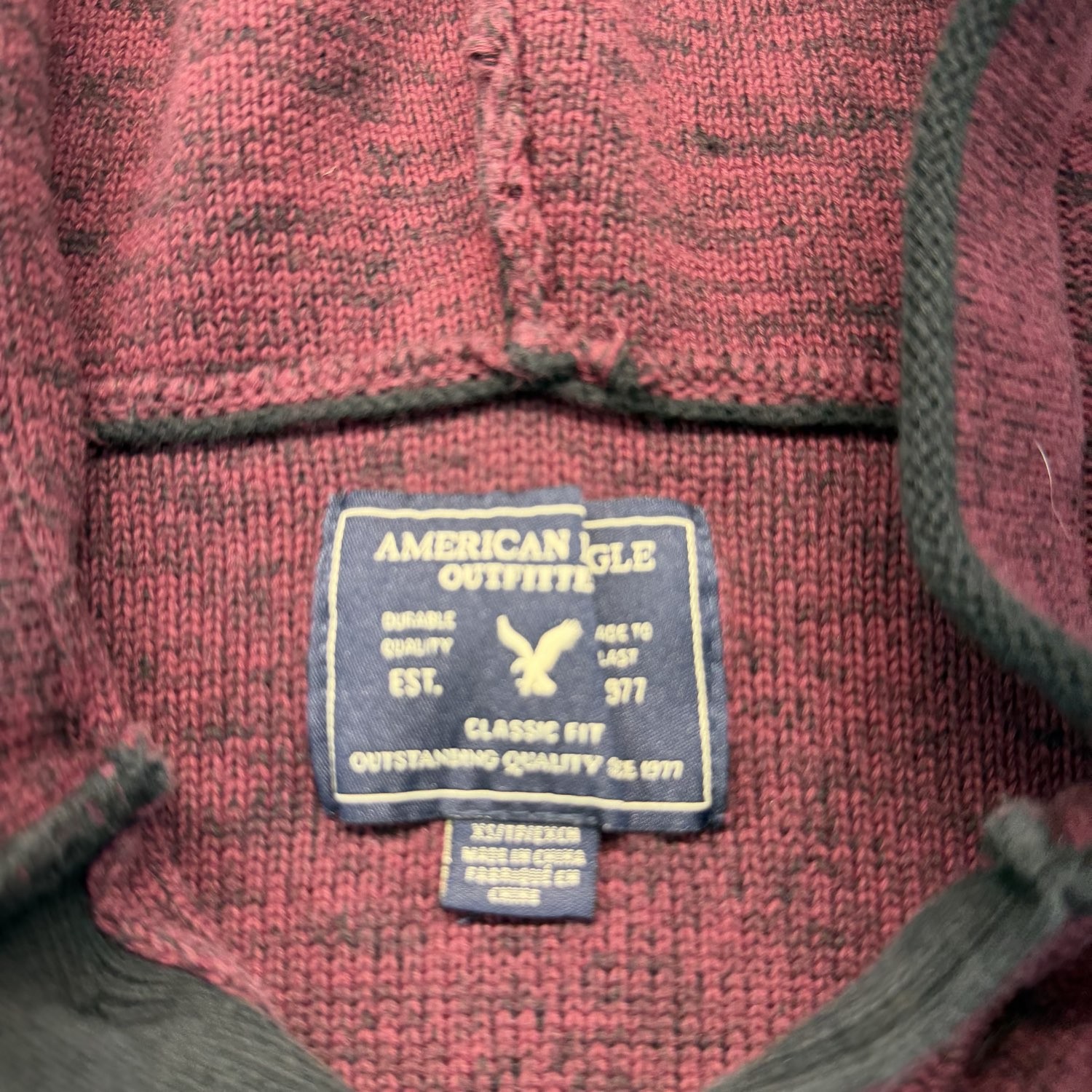 American Eagle Jacket ShacketSize X Small Blue Pl… - image 2