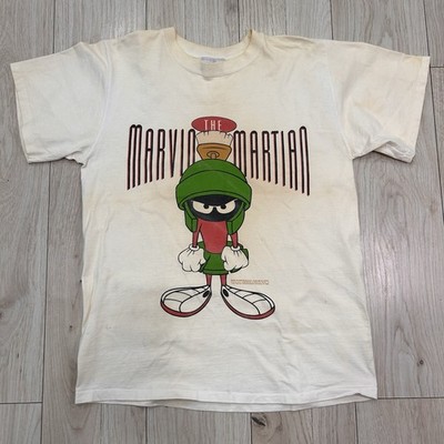 Vintage Marvin the Martian T Shirt Made USA Warner Bros 90s Cartoon Tee M