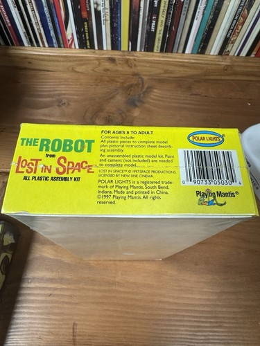 Sealed Vintage 1997 LOST IN SPACE ROBOT Model Kit!Polar Lights /Playing Mantis - Picture 7 of 7