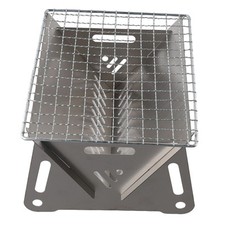 BBQ Grillrost Netz Heizung Herd Aufbewahrungstasche kompaktes Design Multifunkti – Bild 12