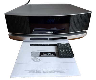 Bose Wave SoundTouch Music System IV WiFi Bluetooth CD AM/FM + Pedestal & Remote