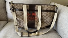 Coach Diaper Bag Tote Travel Weekender Shoulder Handbag