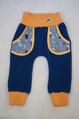 Baby  Pumphose  Fein Cord mit Hosentasche  Gr. 80