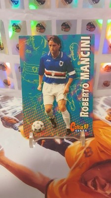 Roberto Mancini Panini Calcio 1997 Sampdoria Genua Italien Legend Vintage Retro