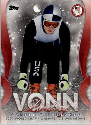 2018 Topps U.S. Olympic Team Lindsey Vonn Career Milestones #LV5 Lindsey Vonn