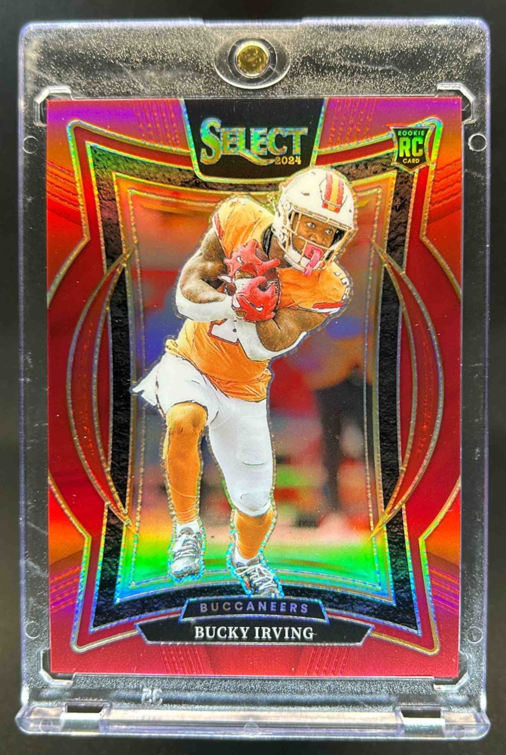 2024 Select Bucky Irving Concourse RC Red Prizm #/99 Buccaneers