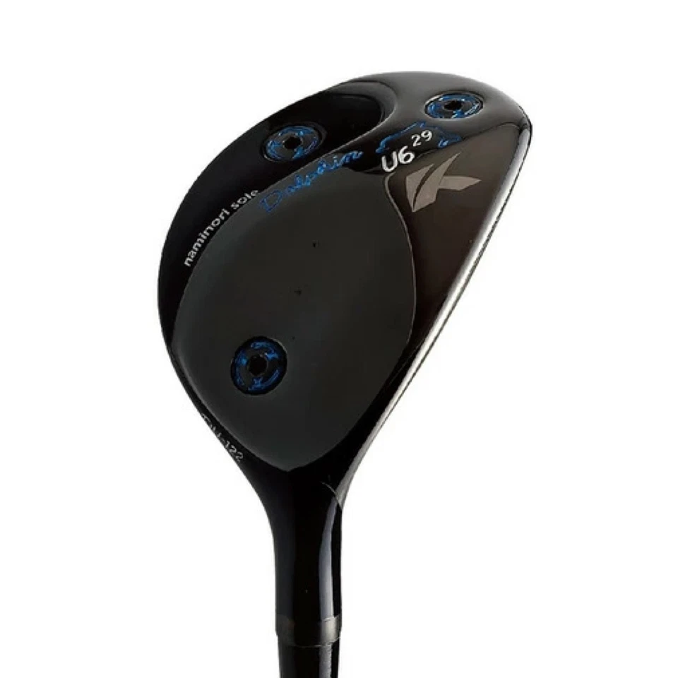 Kasco DU-122 Dolphin Black Utility Hybrid 6H S-Flex ATTAS MB-HY85 Graphite Shaft - Image 2 of 4