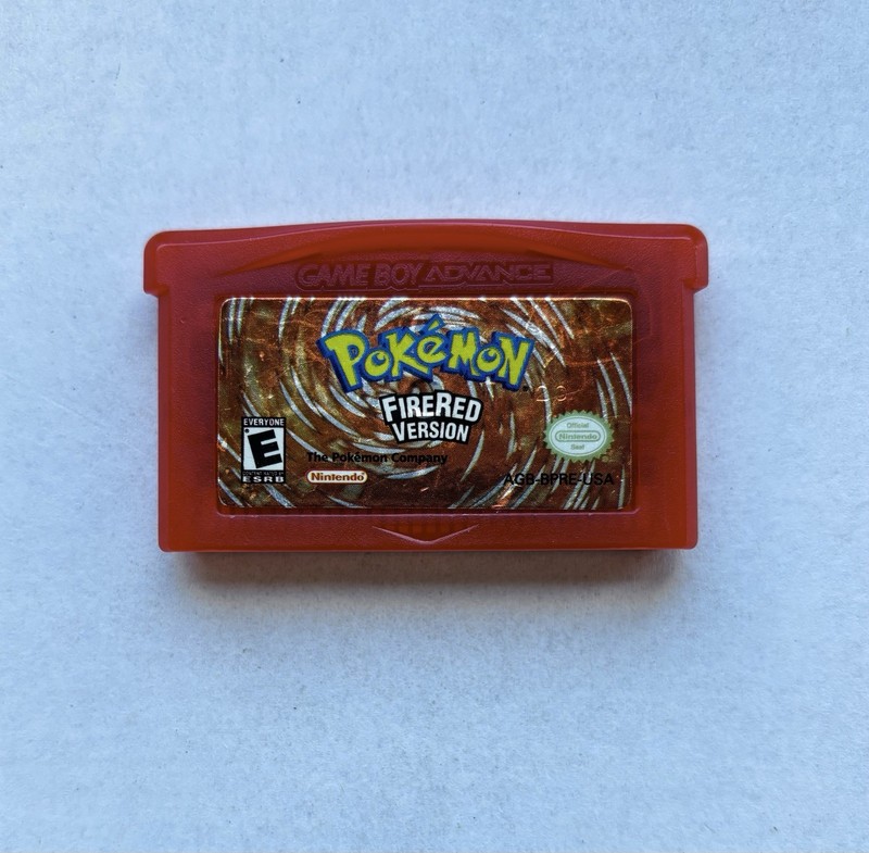Nintendo Pokémon Fire Red Game Boy Advanced Cartridge - Tested and Working