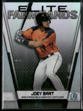 2019 Bowman Chrome #EF-JB Joey Bart Elite Farmhands