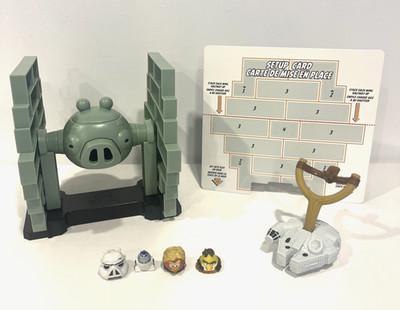 ANGRY BIRDS STAR WARS JENGA TIE FIGHTER GAME COMPLETE SET 2013 HASBRO GAMING