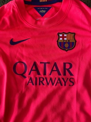 Nike Youth FC Barcelona Away Jersey 2014/15 - Orange | eBay