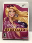Barbie: Jet, Set & Style (Nintendo Wii, 2011) Clean & Tested Working - Free Ship