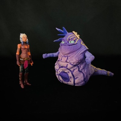 Ziro the Hutt Action Figure for 3.75 in, 6 in & 12 in Diorama | eBay