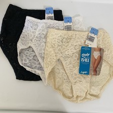 Bali Lace N Smooth Brief All Over Stretch Contour Lace High Cut Style 8732 Small