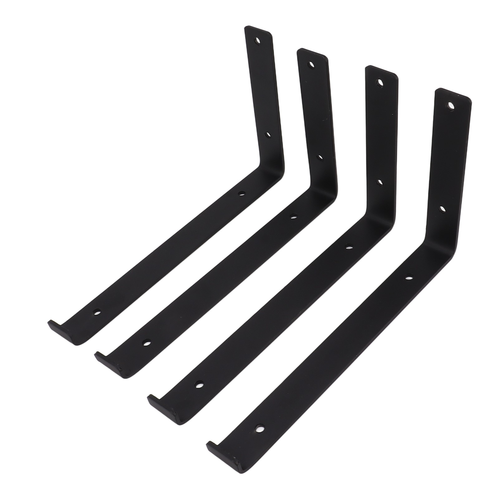 4Pcs Strong Metal L Shelf Brackets Easy Installation For Family Office Garage