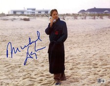 Michael Douglas Signed Autograph Wall Street 11X14 Photo BAS Beckett