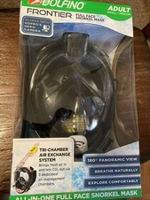Dolfino Frontier All-in-one Full Face Snorkel Mask - Adult(Small/Medium) - New
