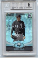 *Low POP!* Rare  2011 Bowman Platinum BASE 💎 Chris Sale #35 BGS 9 MINT! Rookie!