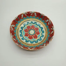 Westbury Court Golden Palace Ceramic Multi-color Serving Bowl