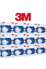 3M Aura 9332+ FFP3 Valved Respirator Face Mask - Box of 120 Disposable Masks