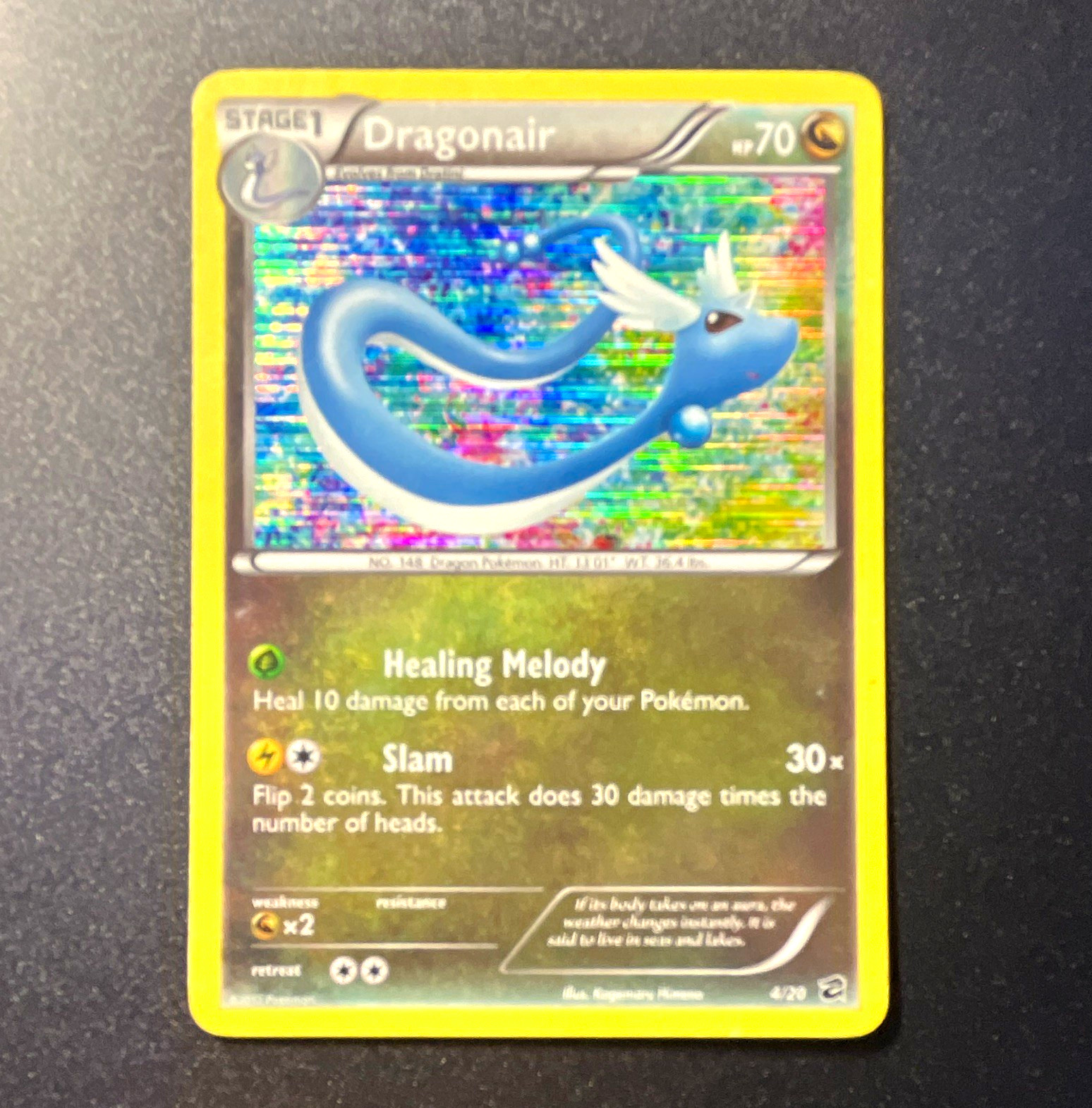 Dragonair 4/20 Dragon Vault Holo Rare Holo 70HP English