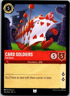 card soldiers lorcana Carta Foil - Full Deck Royal Troops Ink Type Disney Lorcana Card Soldiers -