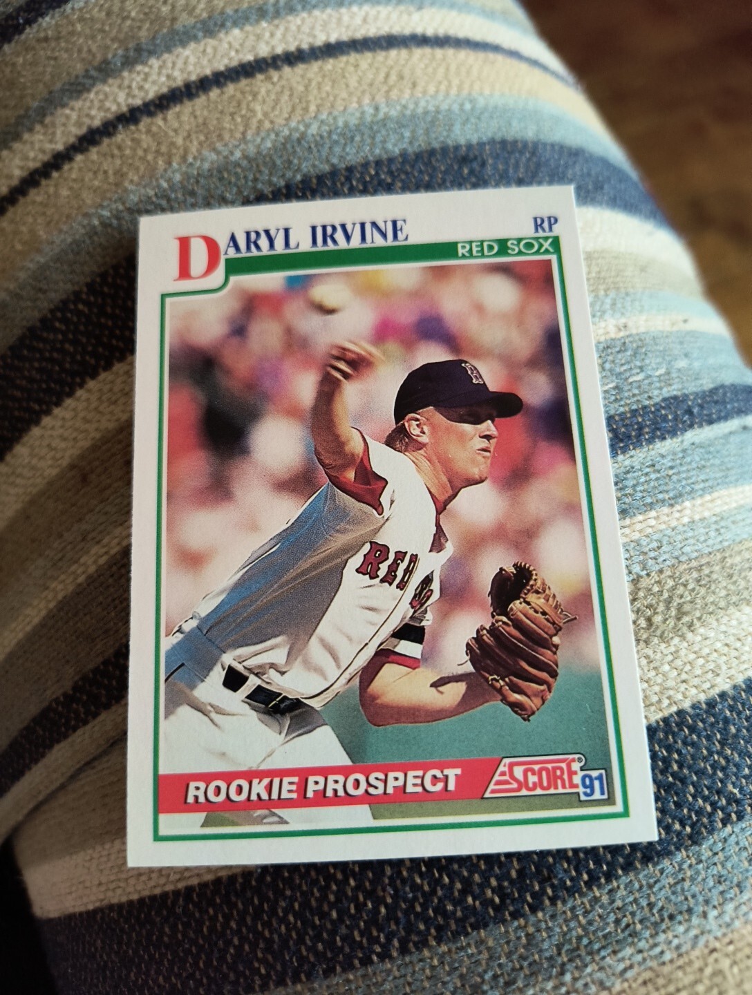 DARYL IRVINE 1991 SCORE ROOKIE PROSPECT #333 FREE SHIPPING