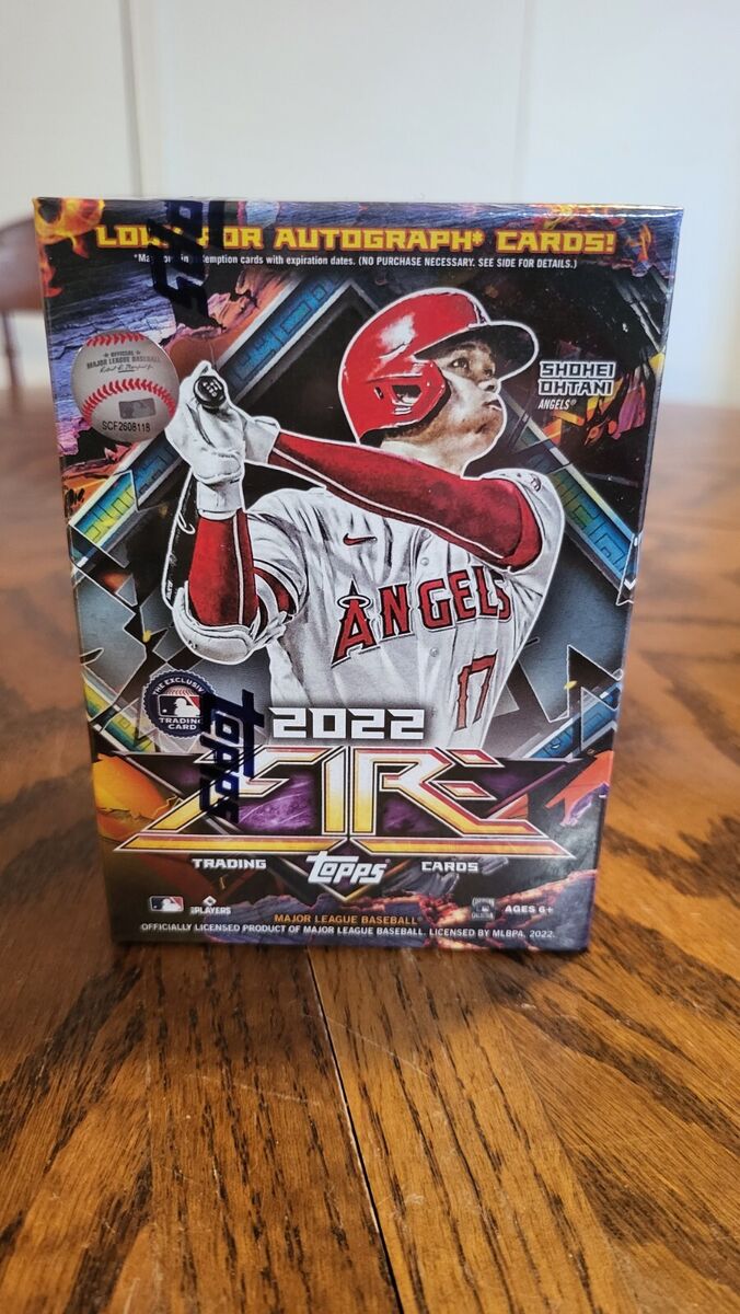 2022 topps fire baseball blaster box sealed