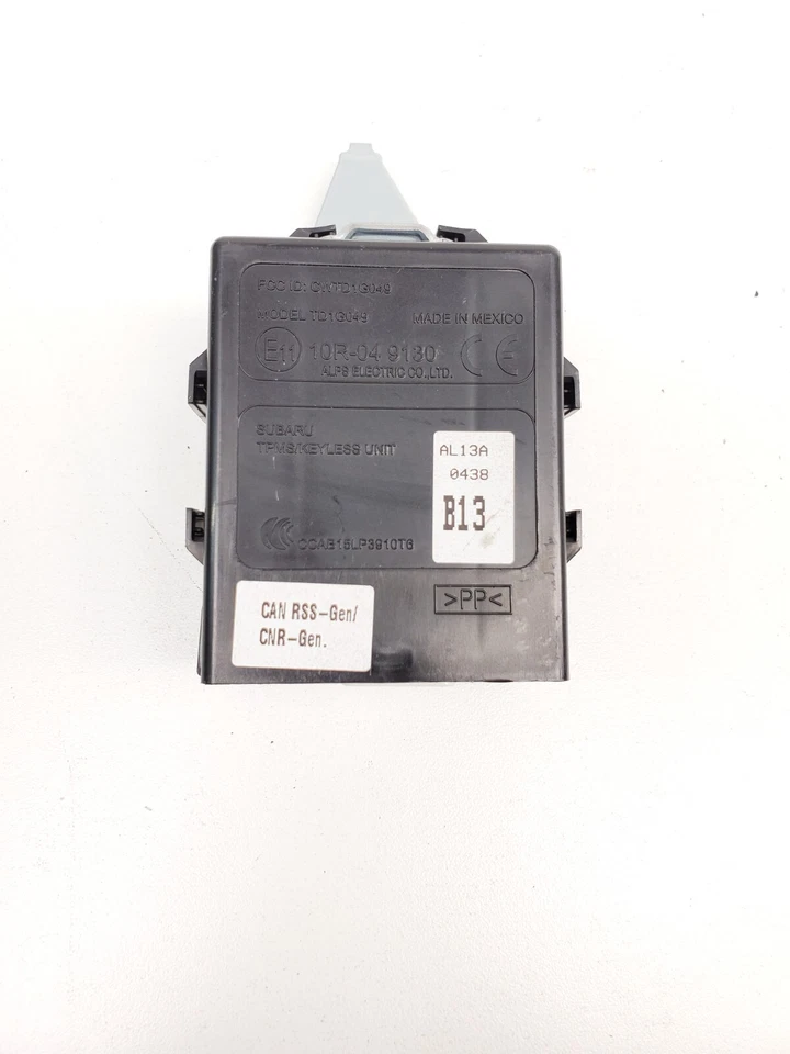 2018-2019 SUBARU OUTBACK KEYLESS TURNER COMPUTER MODULE OEM 10R-04-9130 - Image 4 of 4