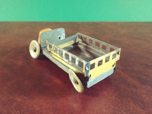 Early French Tin Penny Toy Delivery Truck Tinplate CR Rossignol - Picture 4 of 8