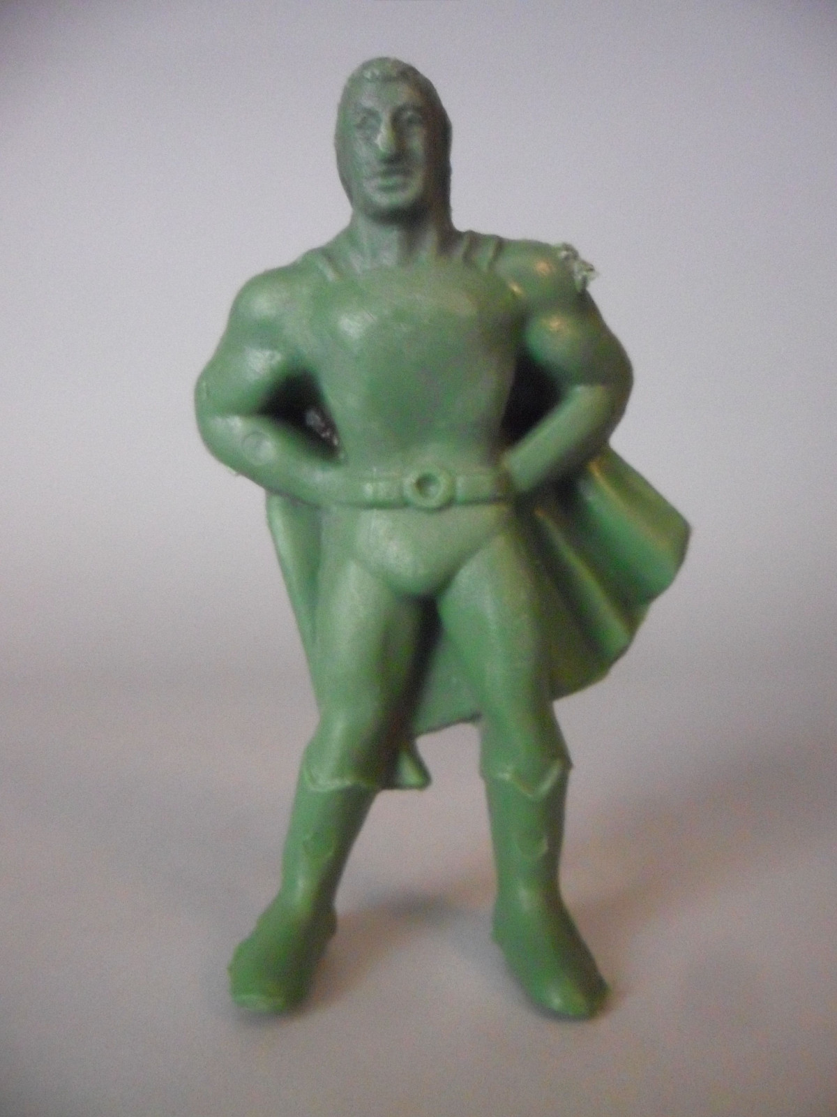 RARE VINTAGE SUPERMAN StiefelLEG PLASTIC FIGURE RARE VINTAGE SUPERMAN StiefelLEG PLASTIC FIGURE