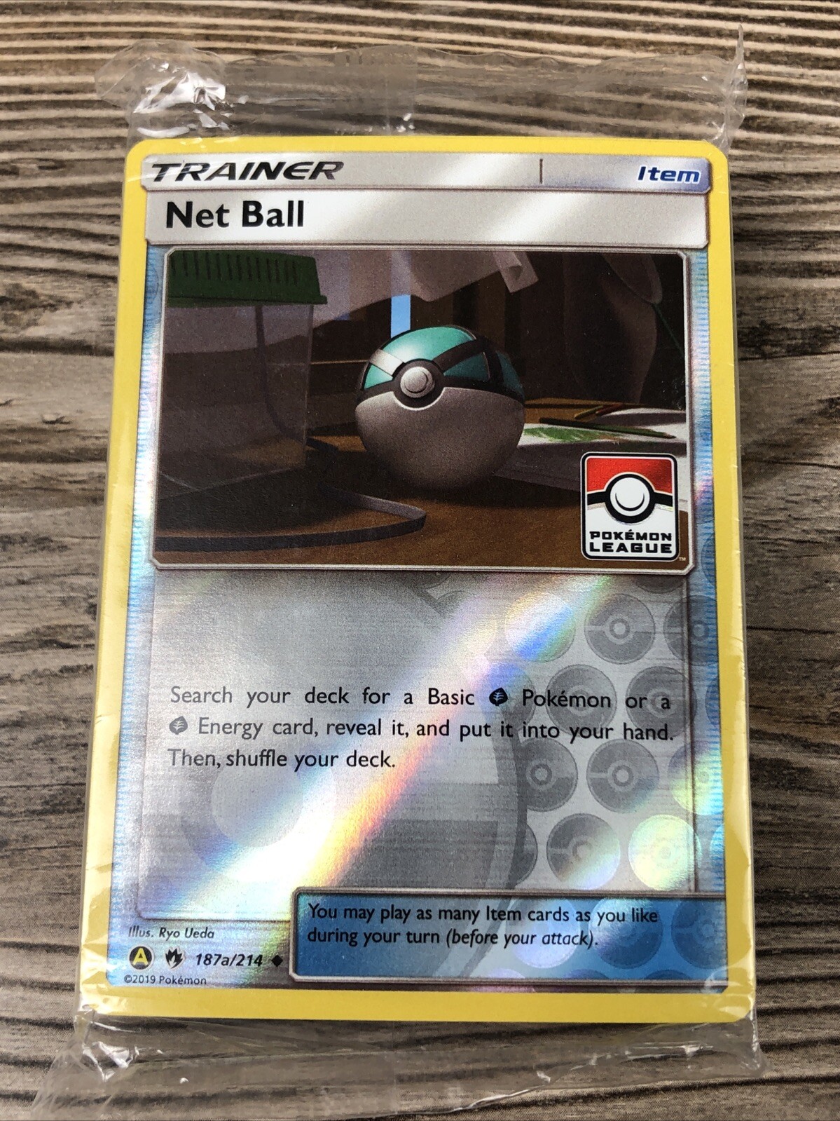 40 2019 Pokemon Net Ball 187a/214 Trainer League Promo Trading Card Pack New