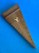 BOWED PSALTERY MUSICAL INSTRUMENT HAND CRAFTED WOOD 24 STRINGS BY ROGER GRAHAM