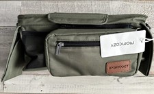 Momcozy Green Insulated Bottle Holder Stroller Organizer Bag