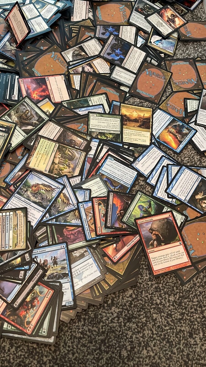 100 UNSORTED MTG CARDS BULK JOB LOT - MAGIC THE GATHERING CARDS - Foto 5