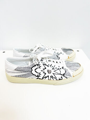 YSL Yves Saint Laurent 669430 Venice lace-up high top  display picture 2