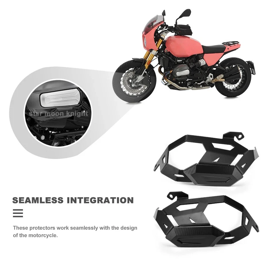 Protetores de motor CNC para acessórios BMW R 12 nineT proteções de cilindro - Imagem 4 de 4